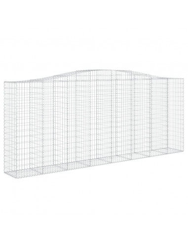 Cesti Gabbioni ad Arco 7 pz 400x50x160/180 cm Ferro Zincato