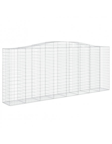Cesti Gabbioni ad Arco 7 pz 400x50x160/180 cm Ferro Zincato