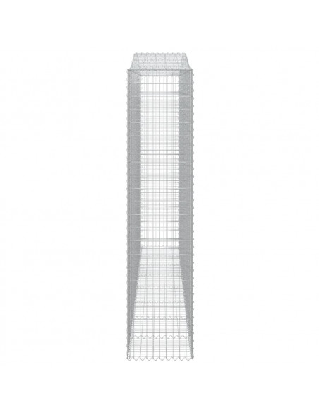 Cesti Gabbioni ad Arco 5 pz 400x50x220/240 cm Ferro Zincato