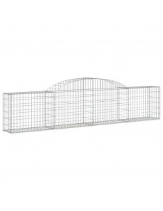 Cesto Gabbione ad Arco 300x30x60/80 cm Ferro Zincato 2