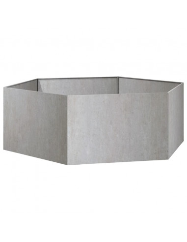 Fioriera Ruggine 138x120x45 cm Acciaio Corten