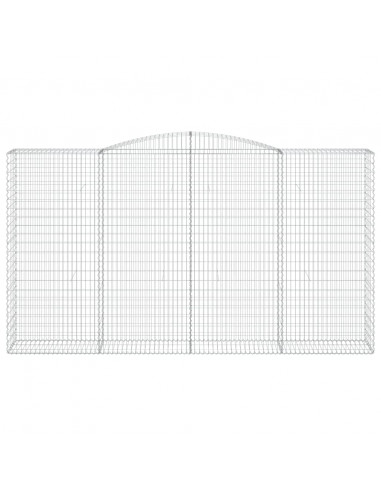 Cesti Gabbioni ad Arco 2 pz 400x50x220/240 cm Ferro Zincato