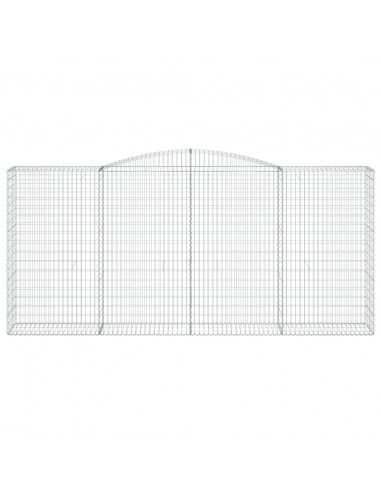 Cesti Gabbioni ad Arco 7 pz 400x50x180/200 cm Ferro Zincato