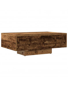 Tavolino da Salotto Legno Antico 85x55x31 cm Legno Multistrato