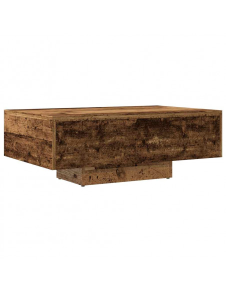 Tavolino da Salotto Legno Antico 85x55x31 cm Legno Multistrato