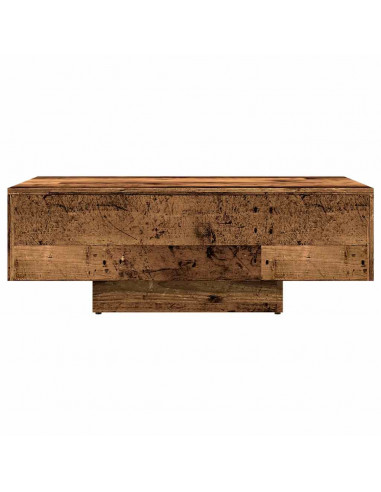 Tavolino da Salotto Legno Antico 85x55x31 cm Legno Multistrato