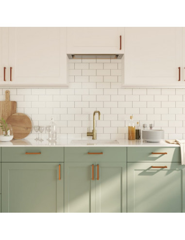 Maniglie per Mobili 20 pz Bronzo 128 mm in Acciaio Inox