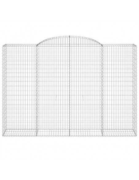 Cesto Gabbione ad Arco 300x50x200/220 cm Ferro Zincato
