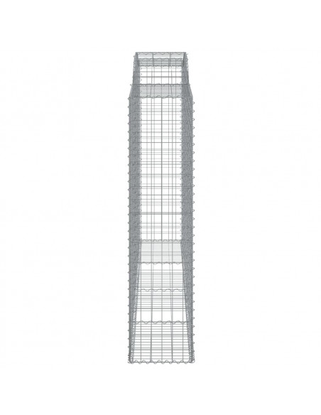 Cesto Gabbione ad Arco 300x50x200/220 cm Ferro Zincato