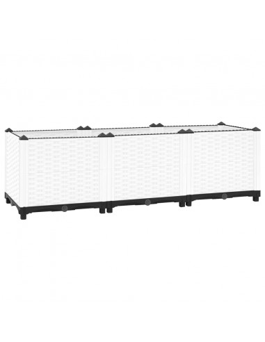 Fioriera Rialzata 120x40x38 cm in Polipropilene
