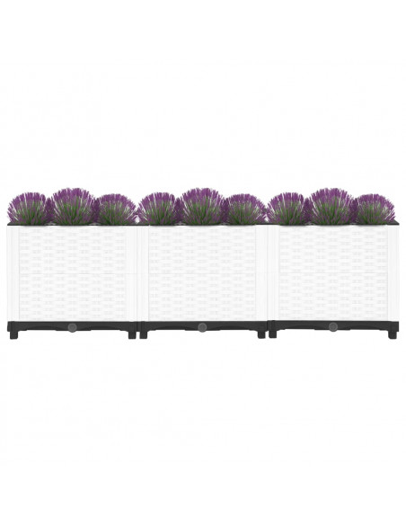 Fioriera Rialzata 120x40x38 cm in Polipropilene