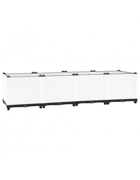 Fioriera Rialzata 160x40x38 cm in Polipropilene