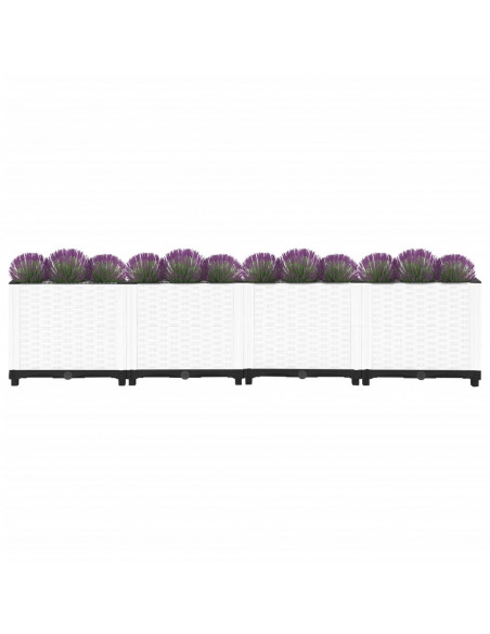 Fioriera Rialzata 160x40x38 cm in Polipropilene