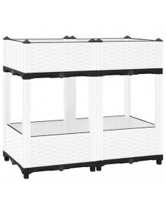 Fioriera Rialzata 80x40x71 cm in Polipropilene 2