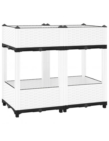 Fioriera Rialzata 80x40x71 cm in Polipropilene