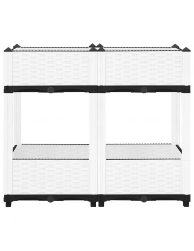 Fioriera Rialzata 80x40x71 cm in Polipropilene