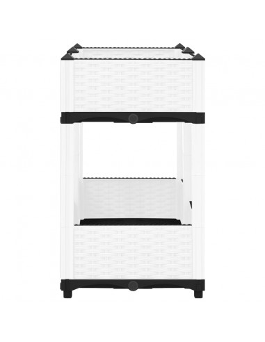 Fioriera Rialzata 80x40x71 cm in Polipropilene