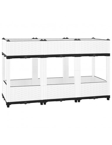 Fioriera Rialzata 120x40x71 cm in Polipropilene