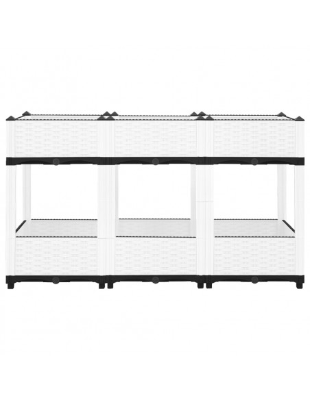 Fioriera Rialzata 120x40x71 cm in Polipropilene