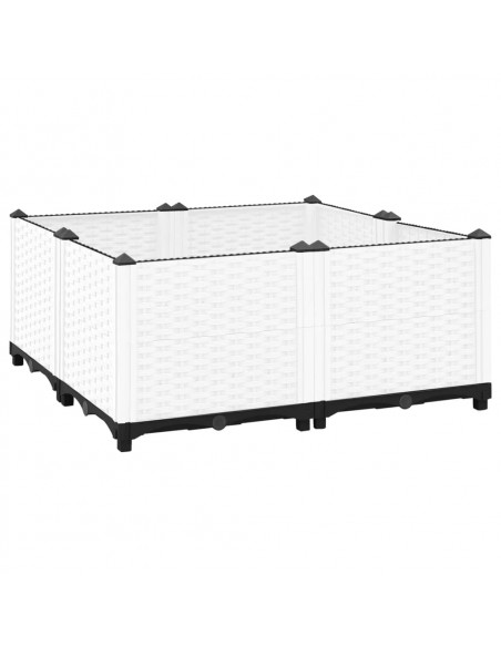 Fioriera Rialzata 80x80x38 cm in Polipropilene
