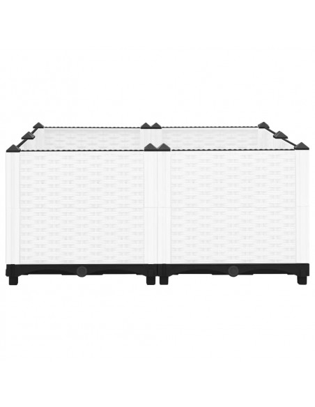 Fioriera Rialzata 80x80x38 cm in Polipropilene