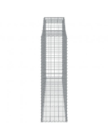 Cesti Gabbioni ad Arco 10 pz 300x50x160/180 cm Ferro Zincato