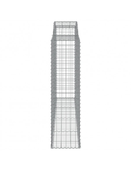Cesti Gabbioni ad Arco 2 pz 300x50x180/200 cm Ferro Zincato
