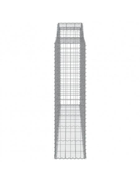 Cesti Gabbioni ad Arco 5 pz 300x50x180/200 cm Ferro Zincato