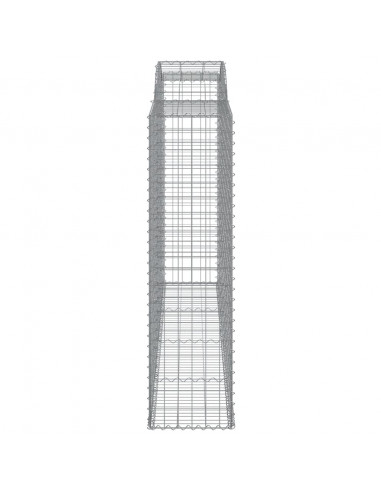 Cesti Gabbioni ad Arco 13 pz 300x50x180/200 cm Ferro Zincato
