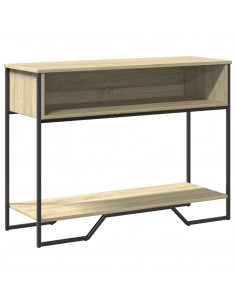 Tavolo Consolle Rovere Sonoma 100x35x74,5 cm in Truciolato 2