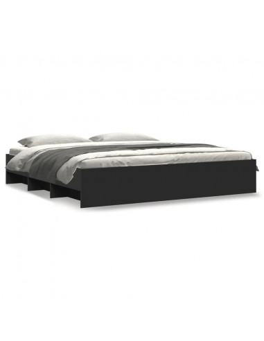 Giroletto Nero 180x200 cm in Legno Multistrato