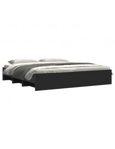 Giroletto Nero 180x200 cm in Legno Multistrato