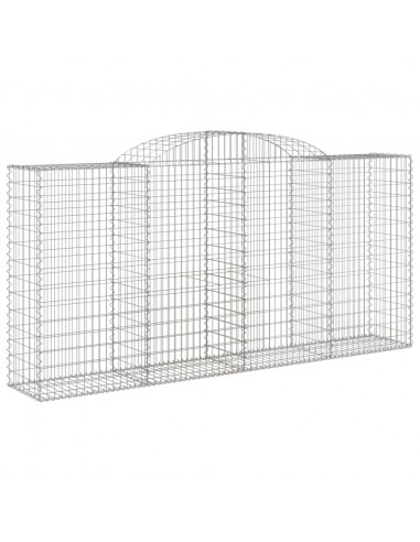 Cesti Gabbioni ad Arco 13 pz 300x50x140/160 cm Ferro Zincato