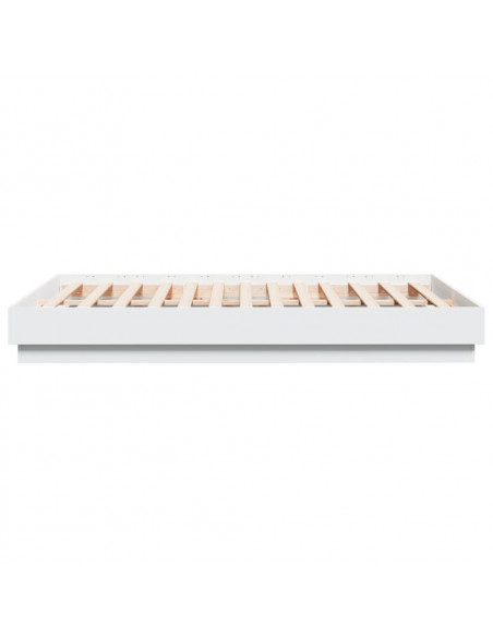Giroletto con Luci LED Bianco 135x190 cm