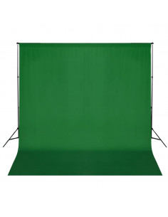 Sistema Portafondali con Fondale Verde 600 x 300 cm 2