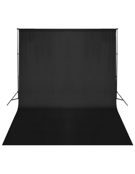 Sistema Portafondali con Fondale Nero 500 x 300 cm