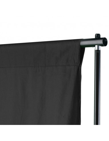 Sistema Portafondali con Fondale Nero 500 x 300 cm