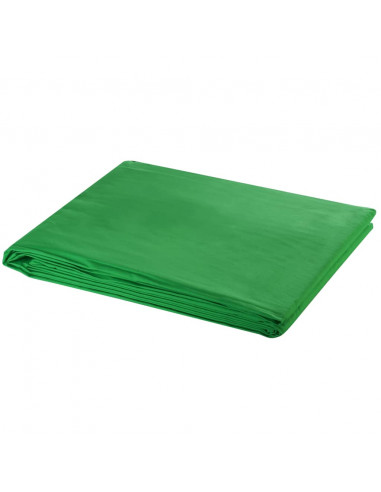 Fondale in Cotone Verde 300x300 cm per Croma Key
