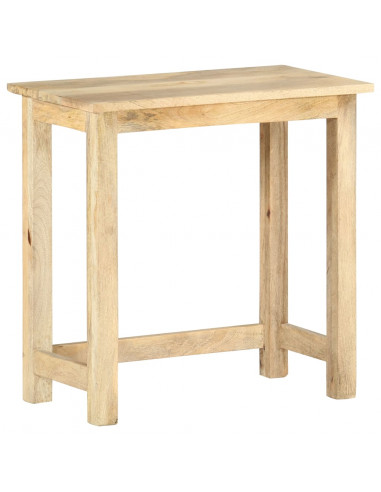 Tavolini Impilabili 3 pz in Legno Massello di Mango