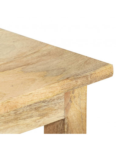 Tavolini Impilabili 3 pz in Legno Massello di Mango