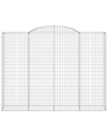 Cesti Gabbioni ad Arco 3 pz 300x50x220/240 cm Ferro Zincato