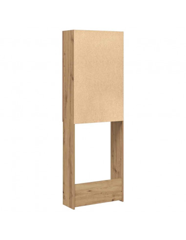 Mobile per Lavatrice Rovere Artigianale 64x25,5x190 cm