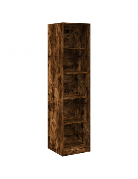Armadio Rovere Fumo 50x50x200 cm in Legno Multistrato
