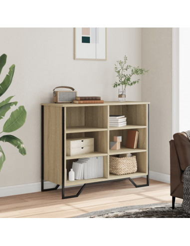 Credenza Rovere Sonoma 91x35,5x74,5 cm in Legno Multistrato