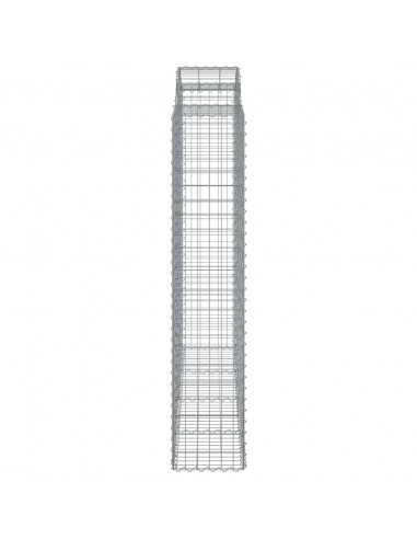 Cesti Gabbioni ad Arco 5 pz 200x50x200/220 cm Ferro Zincato