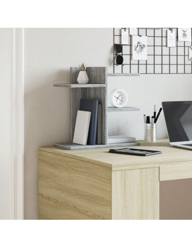 Organizer Scrivania Grigio Sonoma 42x21,5x42 cm Multistrato