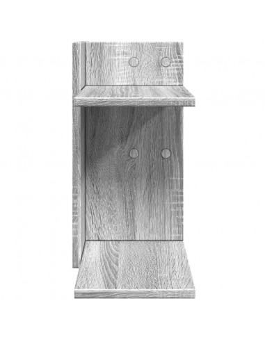 Organizer Scrivania Grigio Sonoma 42x21,5x42 cm Multistrato