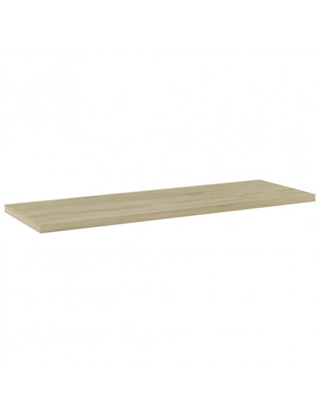 Ripiani per Libreria 4pz Rovere Sonoma 60x20x1,5cm Multistrato
