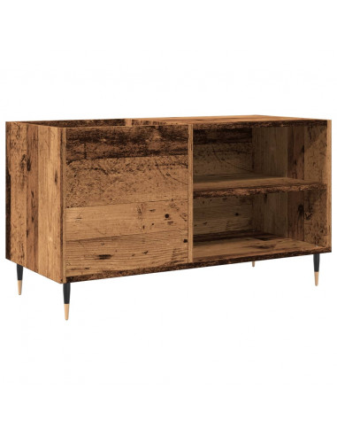 Mobile Porta Dischi Legno Antico 84,5x38x48cm Legno Multistrato