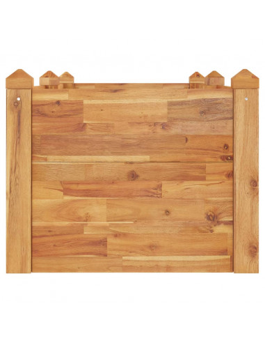 Fioriera Rialzata da Giardino 160x60x44cm Legno Massello Acacia